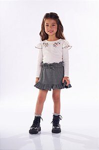 Conjunto Body e Saia Menina Kiki Xodó