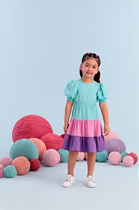 Vestido Manga Bufante Fluffly 270 Mon Sucre