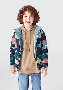 Jaqueta Menino Puffer Dupla Face Hering Kids