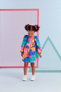 Vestido Cogumelitos Manga Longa 068 Mon Sucrè
