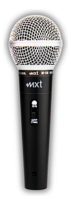 MICROFONE COM FIO DINAMICO PROFISSIONAL COM CHAVE M-58 MXT
