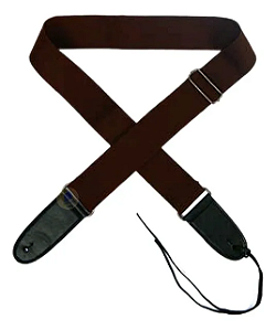 Correia Alça para Violão Guitarra Contrabaixo 0,80 a 1,45m Marrom MXT