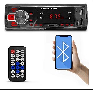 Rádio Automotivo USB Bluetooth SD 25W etech