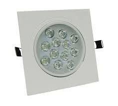 Spot Quadrado de LED 12W - Embutir