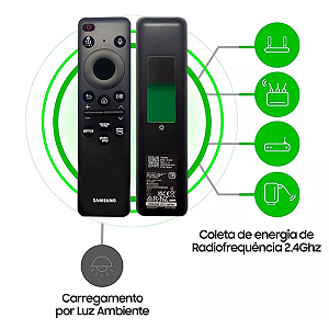 Controle Remoto Samsung Comando De Voz - BU8000 ano 2022 - Linha CU7700 e CU8000 ano 2023
