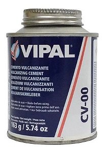 COLA  CIMENTO  VULCANIZANTE  A Frio Cv-00 LATA  163 Ml - VIPAL