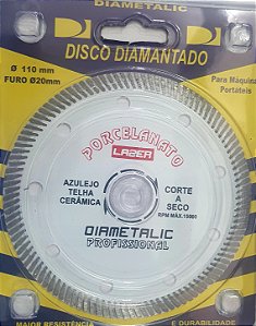 DISCO DIAMANTADO 4. 1/2 PORCELANA FINO