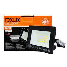 REFLETOR  LED SMD  20w 6500k  LUZ BRANCA BIVOLT FOXLUX