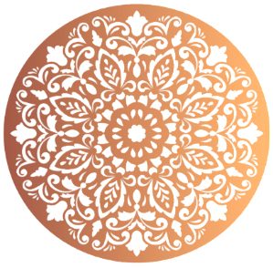 Mandala Flor Arabesco 120x120cm