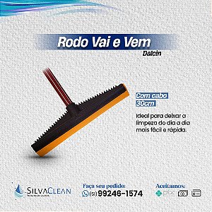 Rodo Vai e Vem Dalcin c/cabo de 30cm