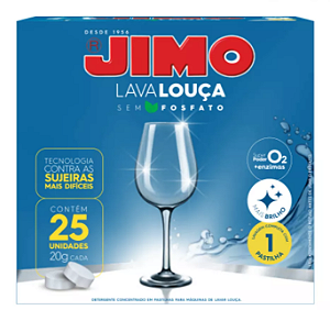 Jimo Lava Louças Pastilha c/25 un
