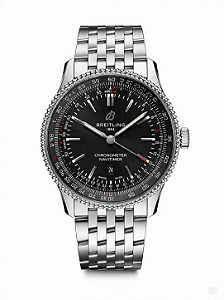 Título: Relógio Masculino Breitling Navitimer Chronometer Preto Aço Premium Linha AAA