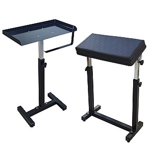 Kit Tattoo Bancada + Apoio de braços Tatuador regulagem Altura Preto