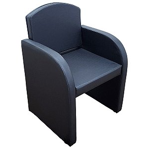 Poltrona de Espera Multiuso Confortável para Recepção Salão Clinica e Estúdios For-ty