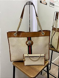 Bolsa Gucci Rajah preta - Top Luxo