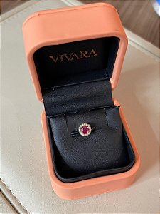 Pingente Vivara em Ouro Amarelo, Rubi e Diamantes