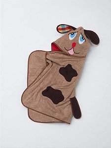 Toalha de Banho Infantil Cachorro Brownie