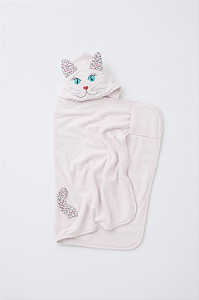 Toalha de Banho Infantil Gata Nina