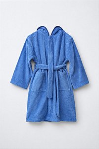 Roupão Infantil Básico Azul Claro