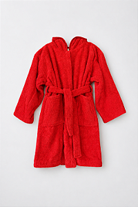 Roupão Infantil Básico Vermelho