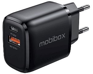 MB 031 Carregador de parede 3a usb + tipo c MOBIBOX