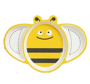 Prato abelha ecológico bambu Girotondo Baby