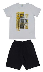 Conjunto infantil masculino pause on the way