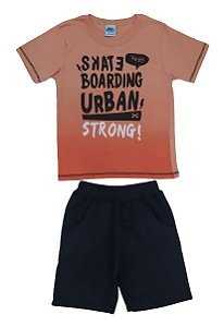 Conjunto infantil masculino urban strong