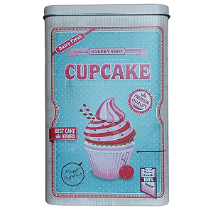 Latas Metálicas Retrô Cupcake