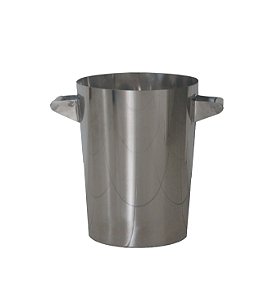 Balde sem tampa em inox 304