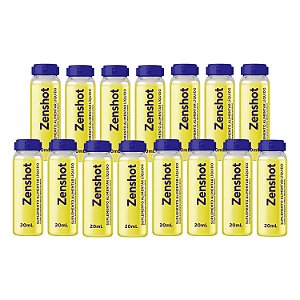 15x Zenshot Ekobé 20mL | Triptofano + Magnésio + Melatonina | Relaxamento e Sono | Sabor Maracujá