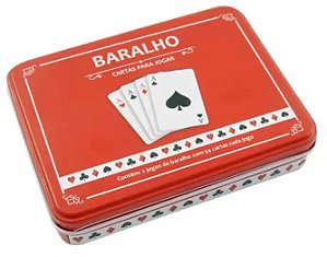 Jogo de Baralho com 2 Jogos de 54 Cartas Cada 5,7x8,7cm - Moment