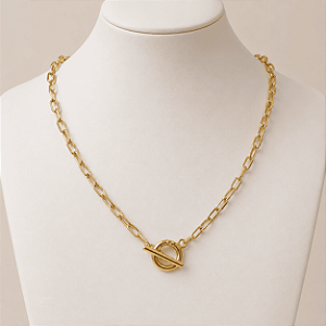 Colar Essence Personalizável - Banho de Ouro