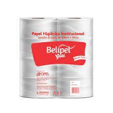 PAPEL HIGIÊNICO ROLÃO GOLD LUXO BELIPEL 8x300 METROS