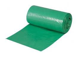 ROLINHO LIXO 15 LITROS VERDE 39 X 58 CM LIPLAST 20 UND