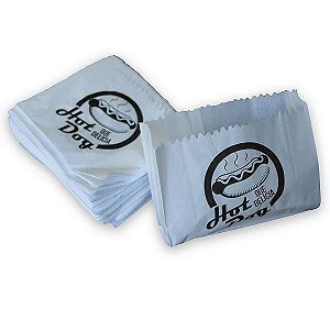 SACO HOT DOG PAPEL 12,5X10 CM 100 UND