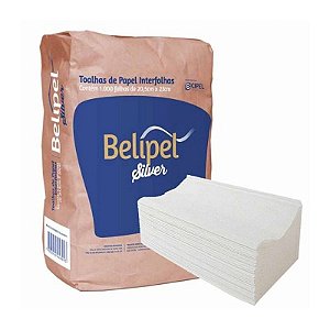 TOALHA INTERFOLHA BELIPEL SILVER BRANCO 1000 FOLHAS