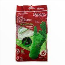 LUVA LATEX MULTIUSO MODERADA VABENE VERDE G