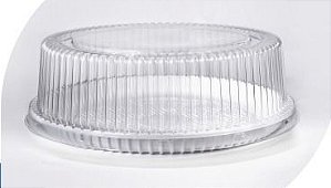 PF50 B - EMBALAGEM DE TORTA BAIXA BRANCA PACKFORM C/50 UND