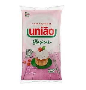 AÇÚCAR CONFEITEIRO GLAÇUCAR UNIÃO 500 GR