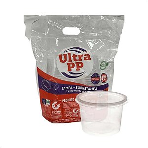 KIT POTE PP 200ML REDONDO 25 UND ULTRA