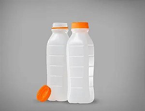 GARRAFA QUADRADA 500ML COM 100 UND