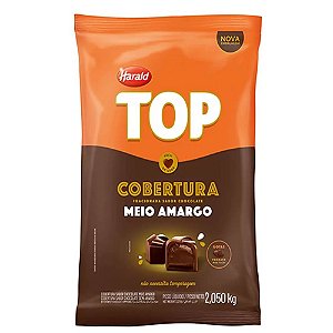 COBERTURA TOP GOTAS DE CHOCOLATE MEIO AMARGO 2,05KG HARALD