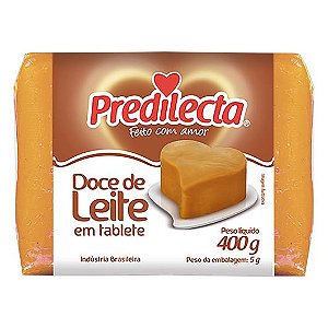 DOCE DE LEITE TABLETE PREDILECTA 400 GR
