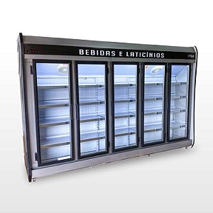 Refrigerador Expositor Vertical 5 portas 2343 Litros