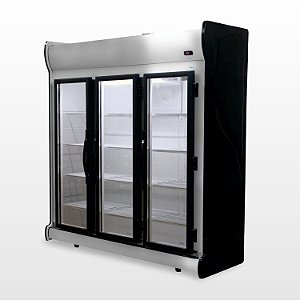 Refrigerador Expositor Vertical 1450 Litros Inox 3 Portas