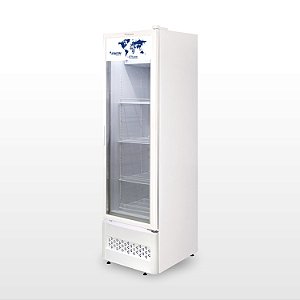 Refrigerador Vertical Porta Vidro Branco 284 Litros
