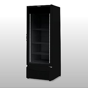 CONSERVADOR VERTICAL 402 LITROS TOTAL BLACK PORTA DE VIDRO