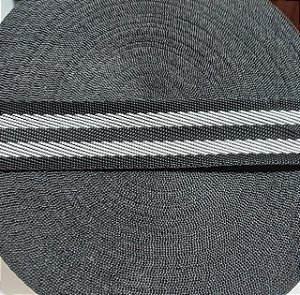 Alça Poliéster 4 cm Preta