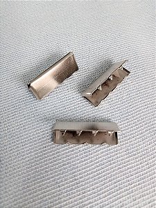Terminal de Laço Niquelado com Garra 3cm (2 und)